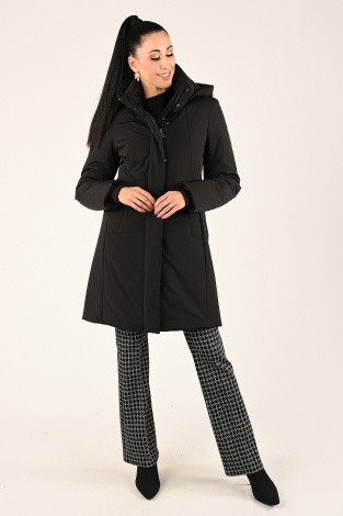 Creenstone Alexandra coat Zwart