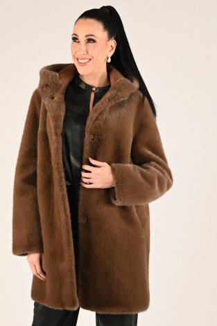 STUDIO AR by ARMA Alma Faux Mink Bruin