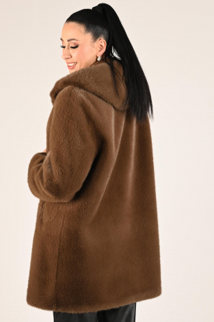 STUDIO AR by ARMA Alma Faux Mink Bruin