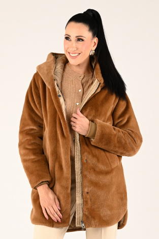 Creenstone Brenda coat Bruin