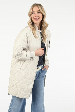 Beaumont VEDIA bomber coat Beige