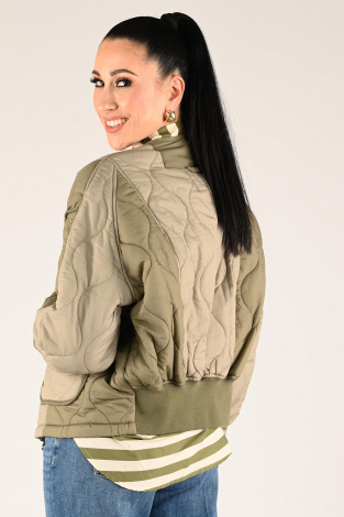 WithBlack zanders bomber Groen