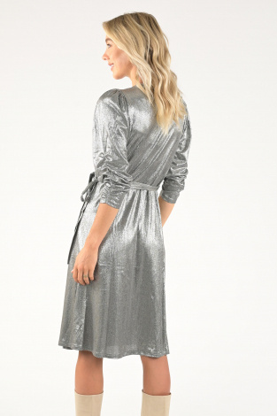 Co'couture glitter dress Zilver