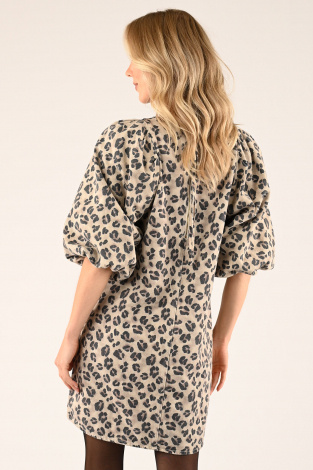 By-Bar zasu cheetah dress Beige