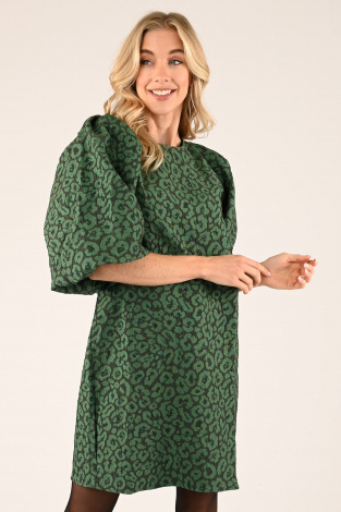 By-Bar zasu leo dress Groen