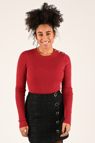 Fabienne Chapot CLT-PUL-23-AW24-6 Rood