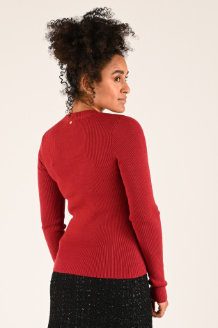 Fabienne Chapot CLT-PUL-23-AW24-6 Rood