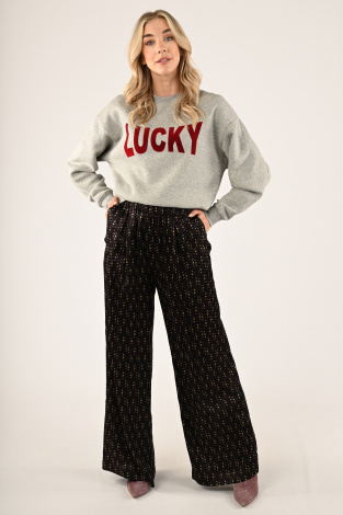 By-Bar bas lucky sweater Grijs