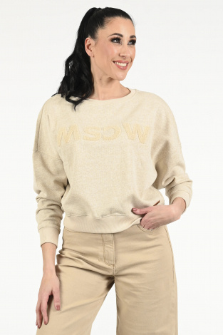 Moscow Logo Sweat 59-04 Beige