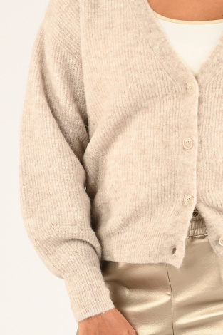 Mos Mosh thora cardigan Beige