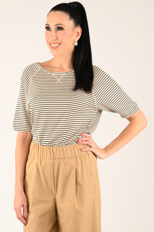 By-Bar Neva small stripe Beige