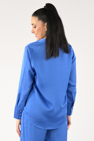 Co'couture eliah shirt Blauw