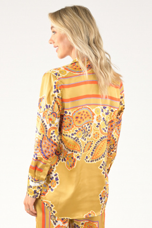 Co'couture scarf shirt Geel