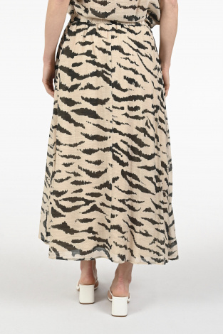 By-Bar Juta zebra skirt Beige