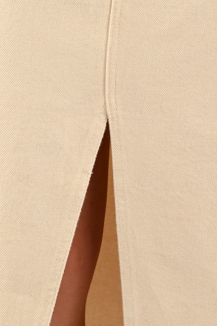 By-Bar elba twill skirt Beige