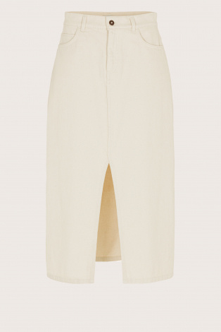 By-Bar elba twill skirt Beige