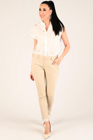 NickJean Sandy slim Beige