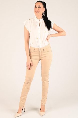 NickJean Bess slim Beige