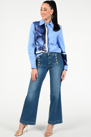 Rosner Audrey Bootcut Blauw