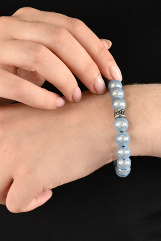 Magic Pearl perlen sky Blauw